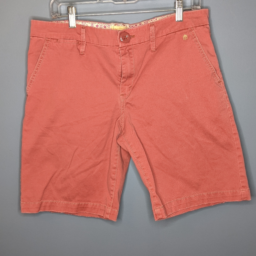 Levi's Women's Salmon Pink Standard Fit Short (Sz 10)